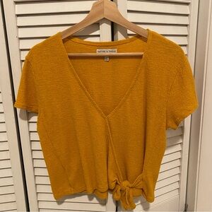 Texture and Thread Wrap Top